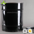 55L Black Chemical Metal Drum with Lock Collar